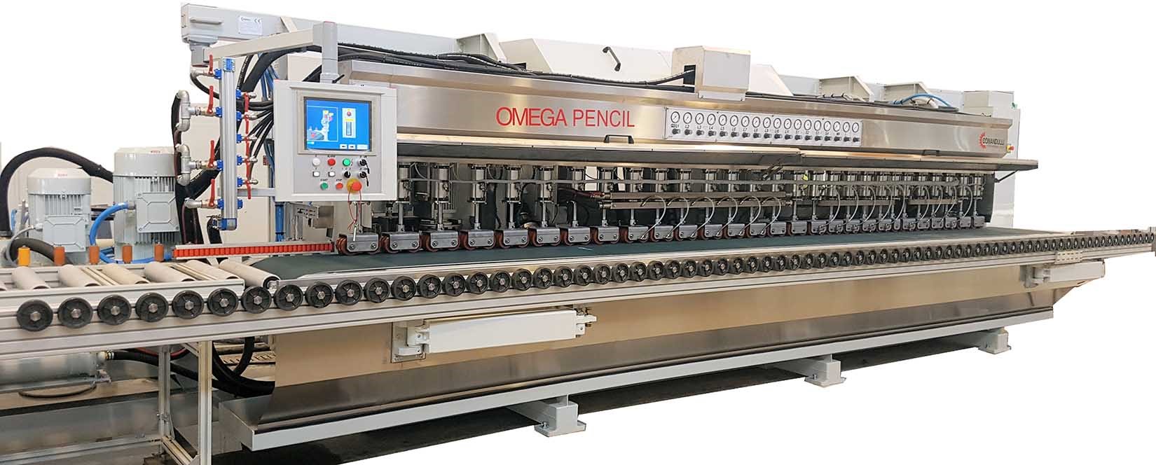 Omega Series Automatic Multispindle Belt Polishing Machine | SESA