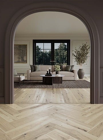 Maison Collection Provence Herringbone-Blanc