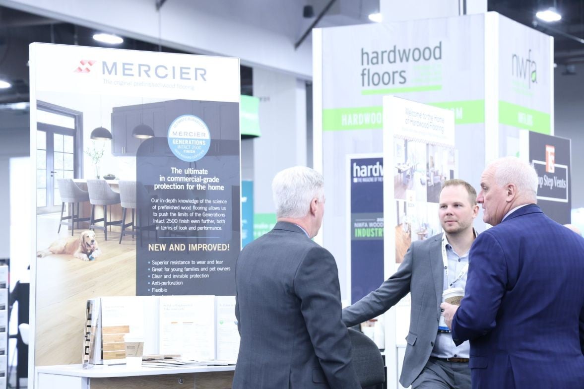 National Wood Flooring Association Pavilion at The International Surface Event