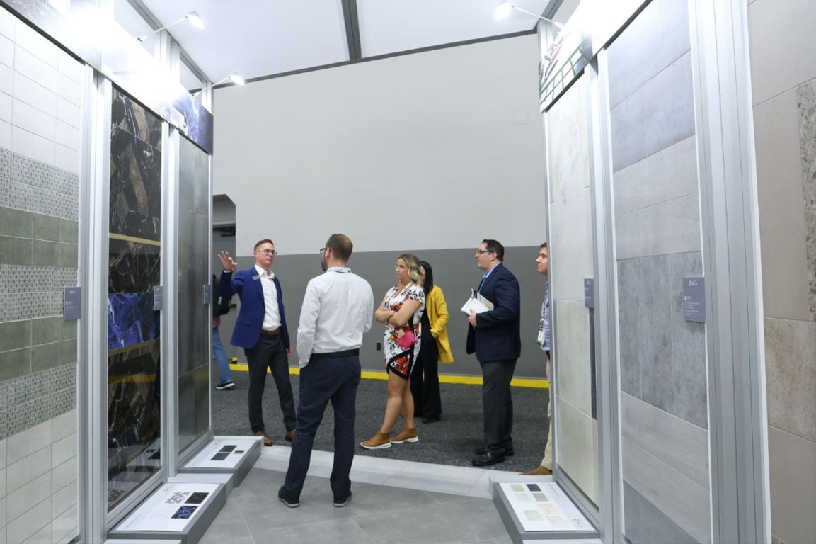 Natural Stone Pavilion at The International Surface Event