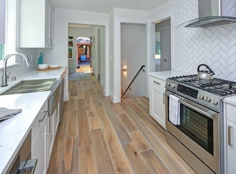 Kitchen with Hardwood Floors