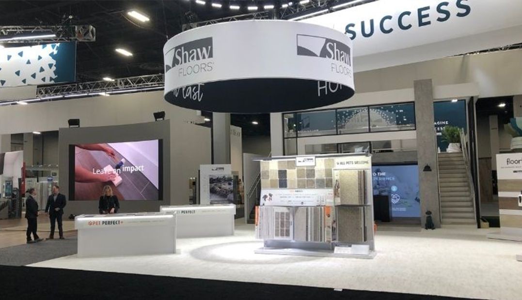 Shaw Floors Booth at The International Surface Event