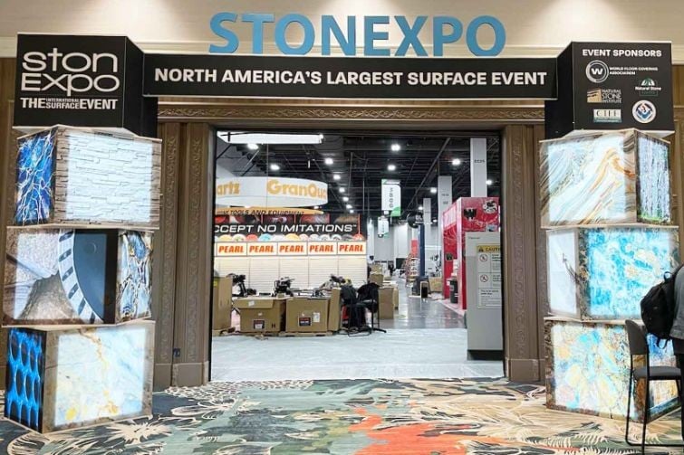 StonExpo Entrance Picture at The International Surface Event