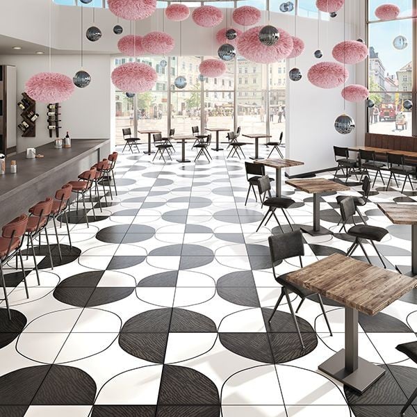 Restaurant Tile Floor